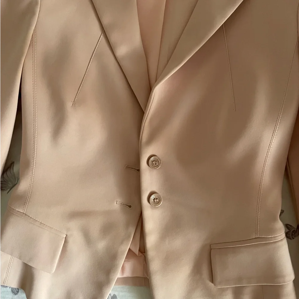 Patrizia Pepe Dress Suit Set Nude Pink - Picture 7 of 15
